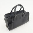 LOEWE Anagram Leather Amazona 28 Hand Bag Black Silver HDW Online Hot Sale