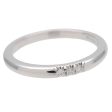 Tiffany&Co. Classic Band 3P Diamond Ring PT950 Platinum US4.5-5 For Sale