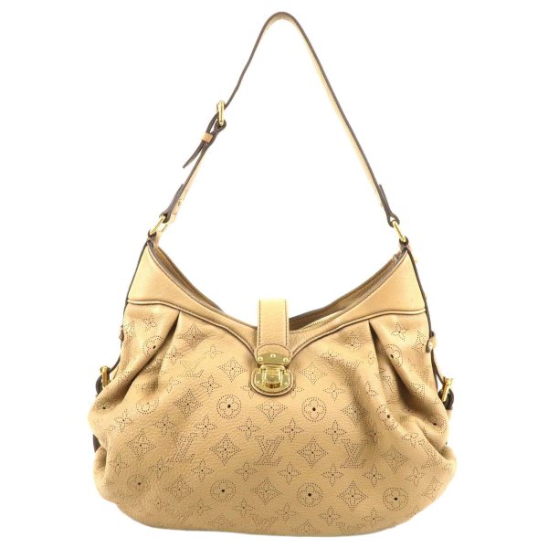 Louis Vuitton Monogram Mahina Neo L Shoulder Bag LightBrown M93979 For Sale