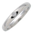 Tiffany&Co. Stacking Band Ring 1P Diamond PT950 Platinum US5.5 on Sale