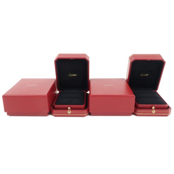 Cartier Set of 2 Pair Ring Box Display Box Jewelry Box For Ring Online Hot Sale