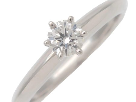 Tiffany&Co. Solitaire Diamond Ring 0.19ct PT950 US4.5 EU48 Online now