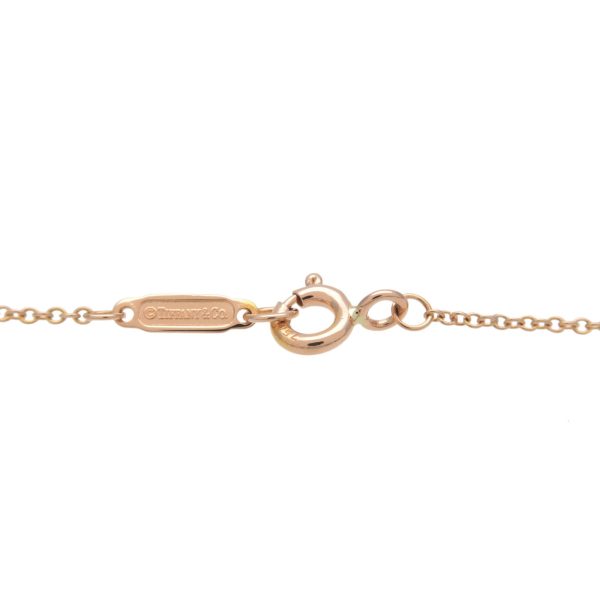 Tiffany&Co. Vintage Oval Key Necklace Mini K18PG 750PG Online Hot Sale