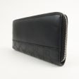 GUCCI Guccissima  Leather Round Zipper Long Wallet 408839 Sale