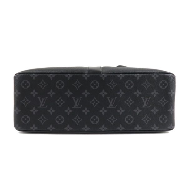 Louis Vuitton Monogram Eclipse Saumur Tote Bag Black Gray M45914 on Sale