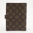 Louis Vuitton Monogram Agenda MM Planner Cover Brown R20105 For Sale