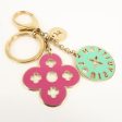 Louis Vuitton Porte Cles Looping Bag Charm Pink Green M66006 Online Hot Sale