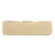 FENDI Mamma Baguette Zucca Pequin Raffia 2Way Bag Hand Bag 8BR600 Online Sale