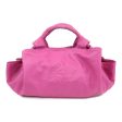 LOEWE Leather Nappa Aire Hand Bag Tote Bag Magenta Pink Cheap