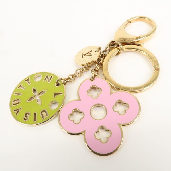 Louis Vuitton Porte Cles Looping Bag Charm Pink Green M66006 Online Hot Sale