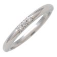 Tiffany&Co. Classic Band 3P Diamond Ring PT950 Platinum US4.5-5 For Sale