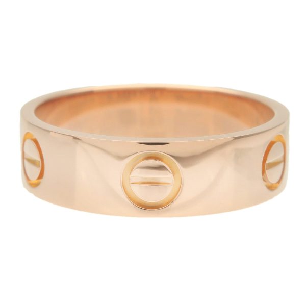 Cartier Love Ring K18PG 750PG Rose Gold #55 US7.5 EU55 HK16.5 Online Hot Sale