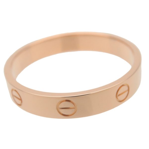 Cartier Mini Love Ring K18 750PG Rose Gold #63 US10-10.5 EU63.5 Sale