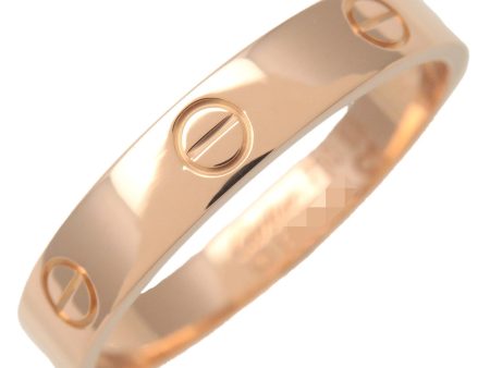 Cartier Mini Love Ring K18 750PG Rose Gold #63 US10-10.5 EU63.5 Sale