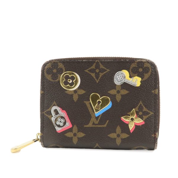 Louis Vuitton Monogram Love Lock Zippy Coin Purse Brown M64118 Online Hot Sale