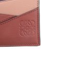 LOEWE Anagram Leather Puzzle Card Holder Card Case Pink Beige Purple Sale