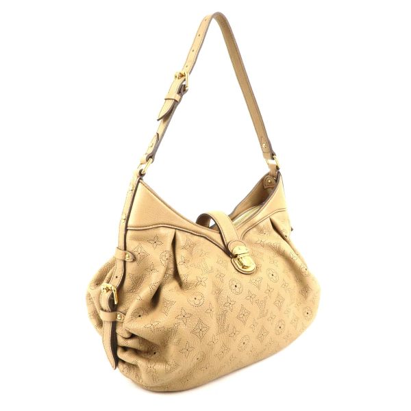 Louis Vuitton Monogram Mahina Neo L Shoulder Bag LightBrown M93979 For Sale