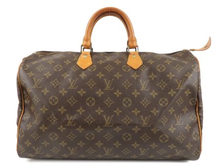 Louis Vuitton Monogram Speedy 40 Hand Bag Boston Bag M41522 Supply