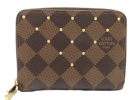 Louis Vuitton Damier Zippy Coin Purse Coin Case Brown N60250 Discount