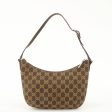 GUCCI GG Canvas Leather Purse Hand Bag Shoulder Bag Brown 005.0813 Sale