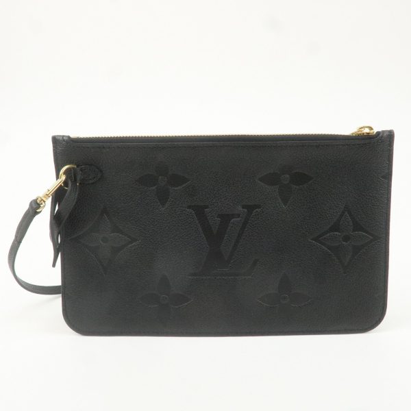 Louis Vuitton Monogram Empreinte Pouch for Neverfull MM Noir Fashion