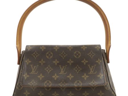 Louis Vuitton Monogram Mini Looping Shoulder Bag Brown M51147 For Discount