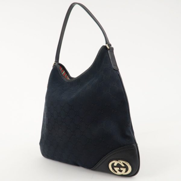 GUCCI Interlocking G Sherry GG Canvas Leather Shoulder Bag 169947 Online Sale