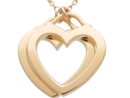 Tiffany&Co. Sentimental Double Heart Necklace K18YG 750YG Online