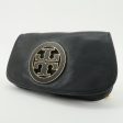 Tory Burch Amanda Logo Leather Chain Shoulder Bag Black on Sale