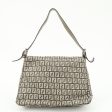 FENDI Zucchino Mamma Buguette Canvas Leather  Shoulder Bag 8BR001 For Cheap