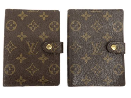 Louis Vuitton Set of 2 Monogram Agenda PM Planner Cover R20005 Sale