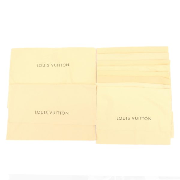 Louis Vuitton Set of 10 Dust Bag Flap Style Beige Brown Discount