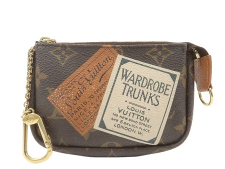 Louis Vuitton Monogram Label Collection Trousse Cles Brown M63800 Online Sale