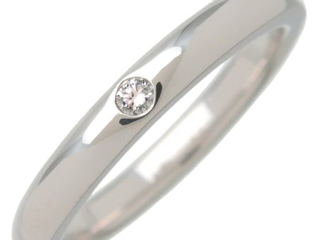 Tiffany&Co. Stacking Band Ring 1P Diamond PT950 US4.5 EU47.5 on Sale