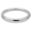 Tiffany&Co. Stacking Band Ring 1P Diamond PT950 Platinum US5.5 on Sale