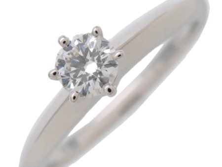 Tiffany&Co. Solitaire Diamond Ring 0.23ct PT950 US5.5-6 EU51 Online