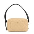 CHANEL Cambon Line Lambskin Accessory Pouch Hand Bag A25175 Sale