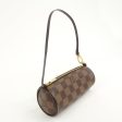 Louis Vuitton Damier Ebene Mini Pouch for Papillon Bag Brown Cheap