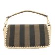 FENDI Mamma Baguette Zucca Pequin Raffia 2Way Bag Hand Bag 8BR600 Online Sale