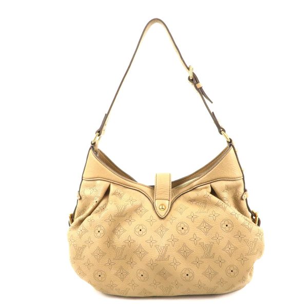 Louis Vuitton Monogram Mahina Neo L Shoulder Bag LightBrown M93979 For Sale