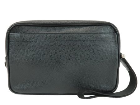 Louis Vuitton Taiga Karga Clutch Bag Pouch Black M30812 Discount