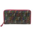 FENDI Zucca Print PVC Leather Zippy Round Long Wallet 8M0299 Online Hot Sale