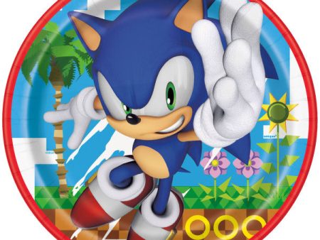 Sonic the Hedgehog Round 9  Dinner Plates, 8ct Fashion