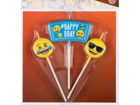 Emoji Birthday Candle Set Cheap