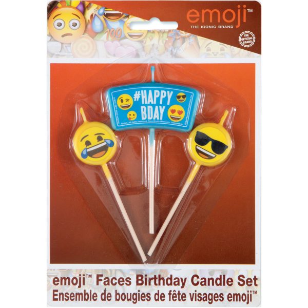 Emoji Birthday Candle Set Cheap