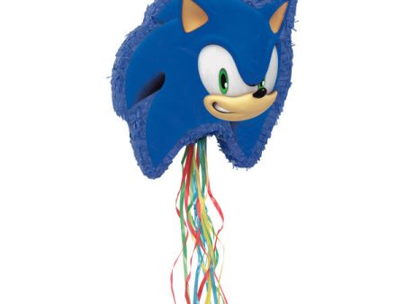 Sonic the Hedgehog Shaped Drum Pull Pinata Discount