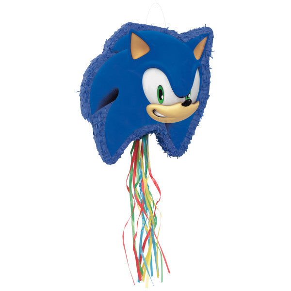 Sonic the Hedgehog Shaped Drum Pull Pinata Discount