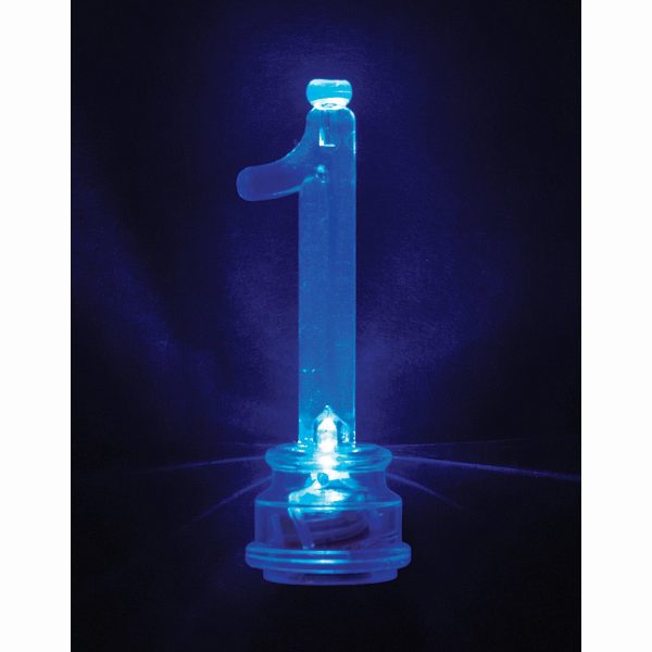 Number 1 Flashing Candle Holder with Birthday Candle Online Hot Sale