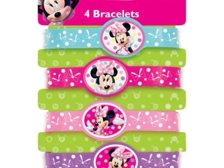 Minnie Bowtique Stretchy Bracelets, 4ct. For Discount