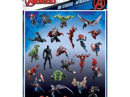 Avengers Sticker Sheets, 4ct Fashion